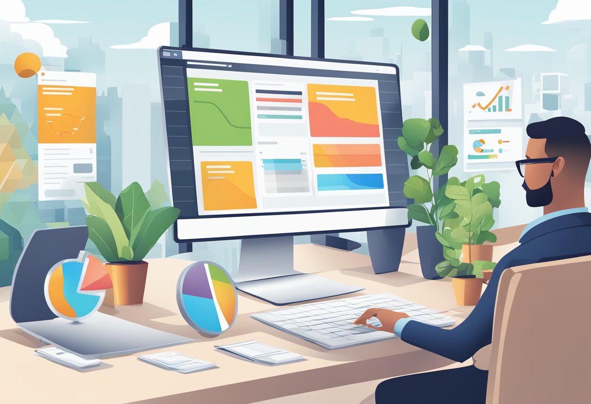 A CRM system tracks customer interactions, purchases, and preferences to help businesses retain and grow their customer base