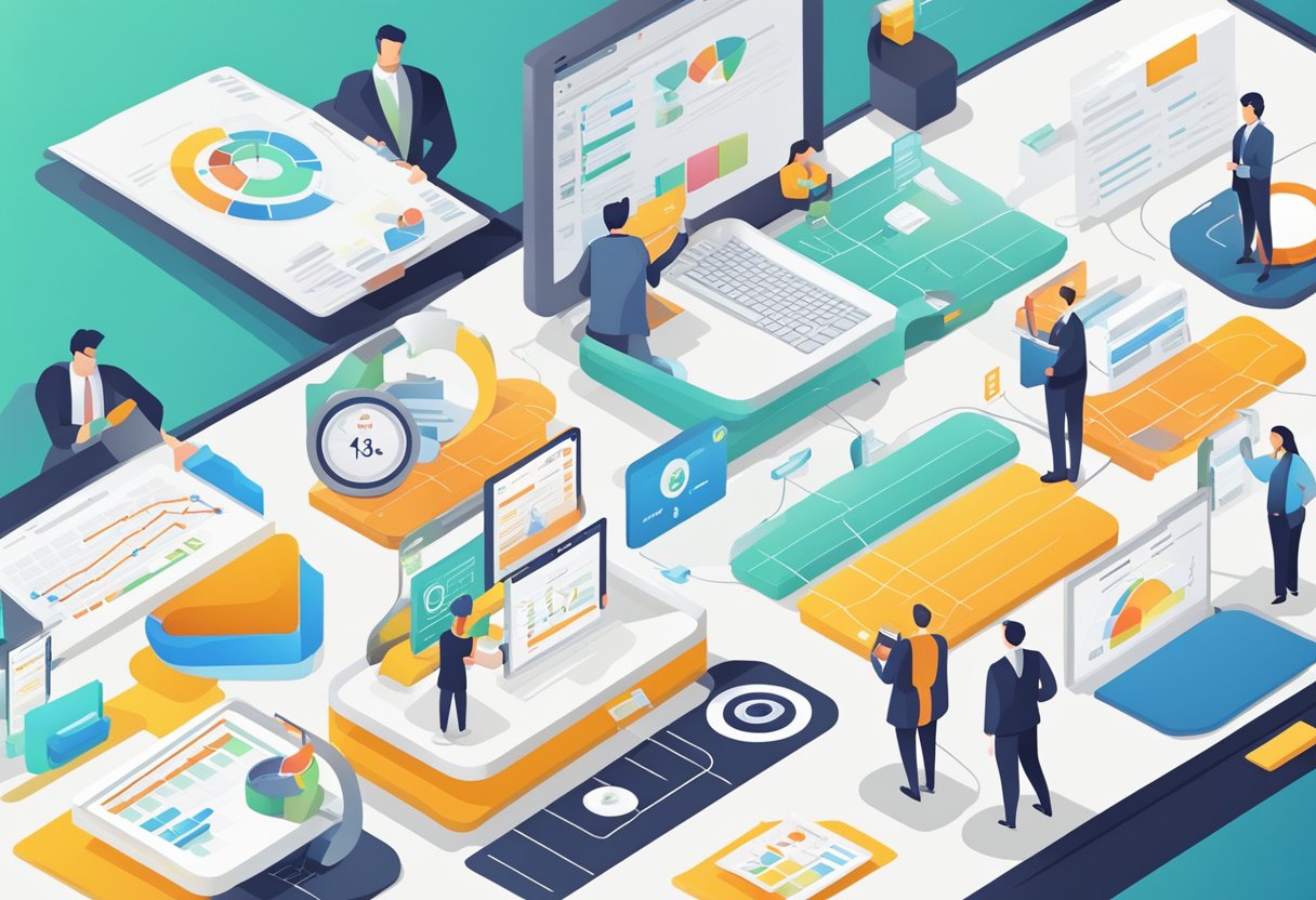 A CRM system organizes customer data, tracks interactions, and automates sales processes. It integrates with marketing and customer service to improve customer relationships